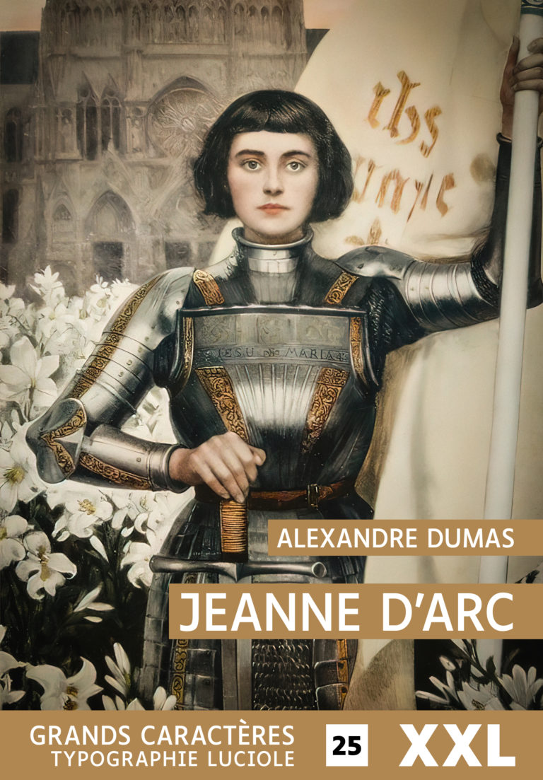 Couverture de Jeanne d'Arc d'Alexandre Dumas - format XXL